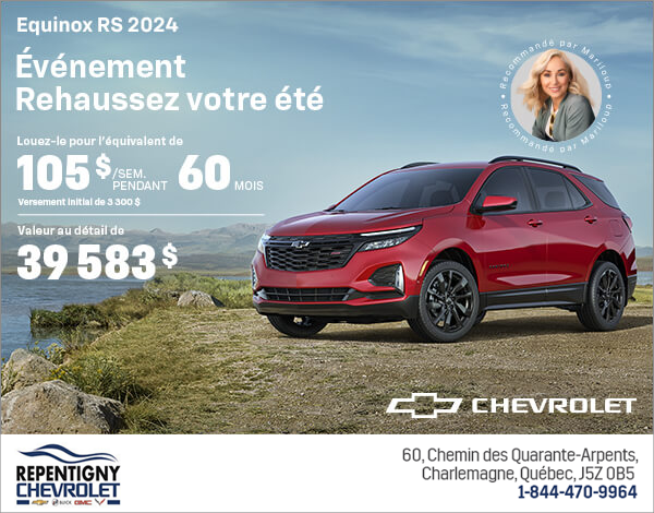 Procurez-vous le Chevrolet Equinox 2024