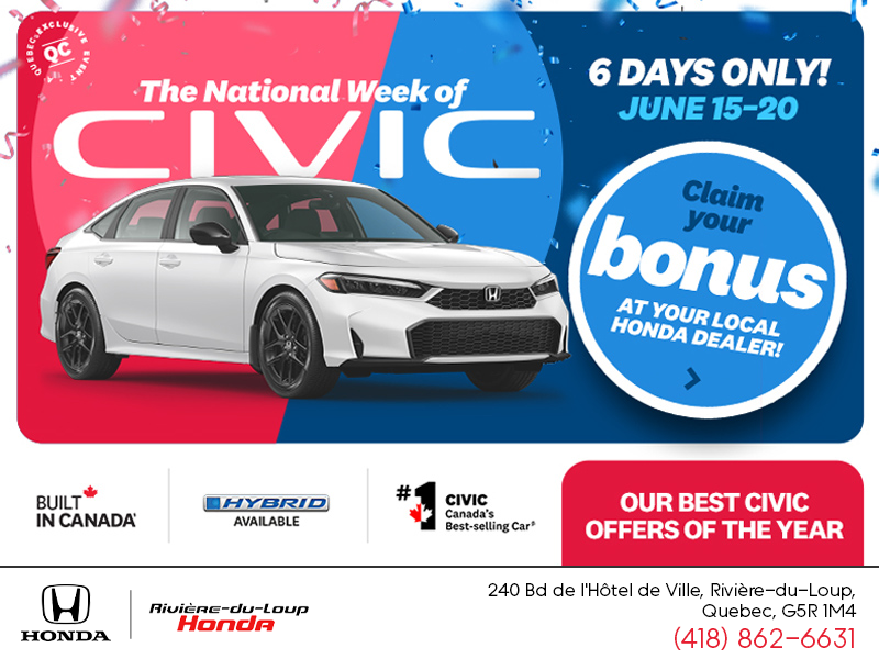 Honda Monthly Event!