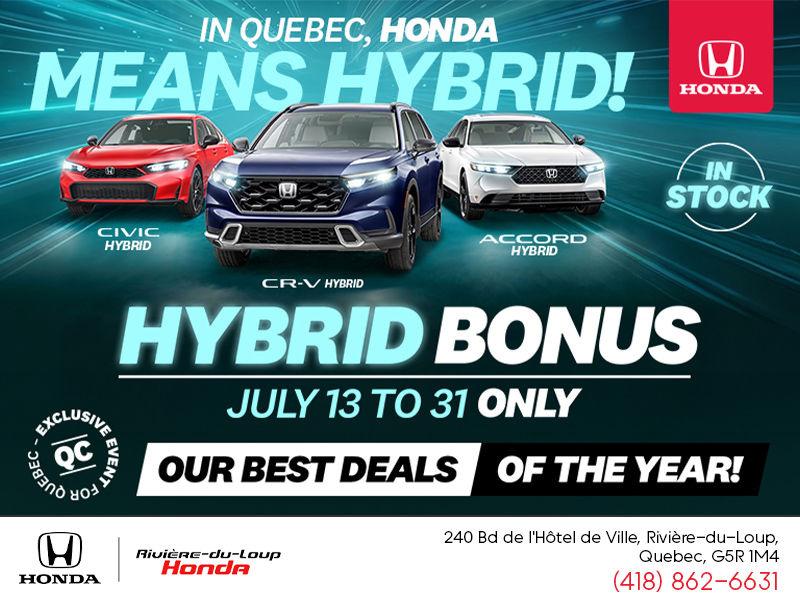 Honda Monthly Event!