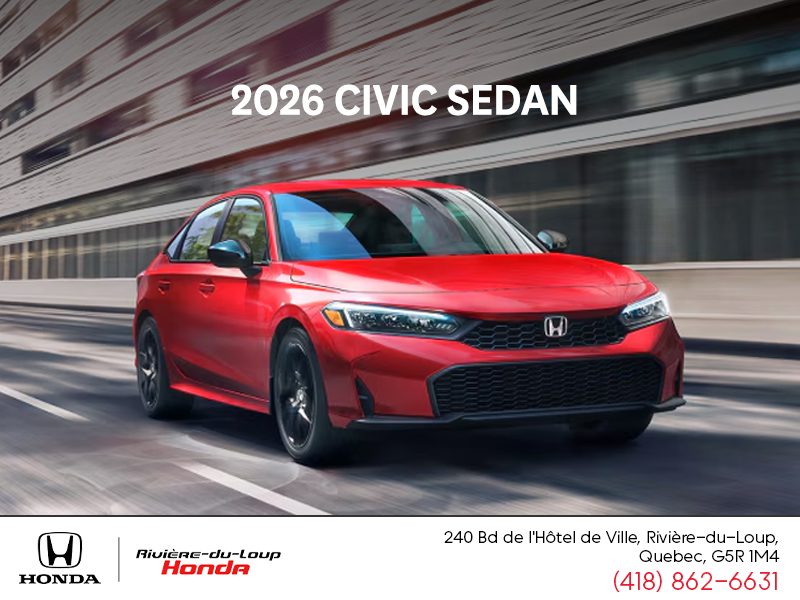 Get the 2026 Honda Civic!