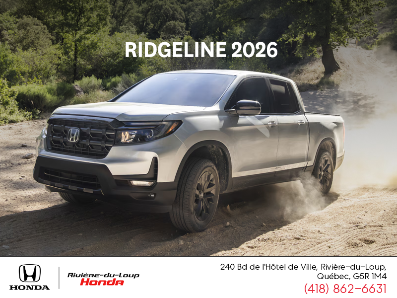 Honda Ridgeline 2026