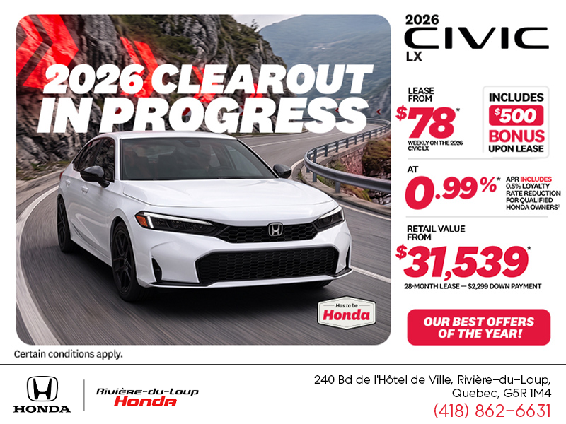 2026 Honda Civic Sedan