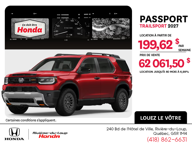 Honda Passport 2027