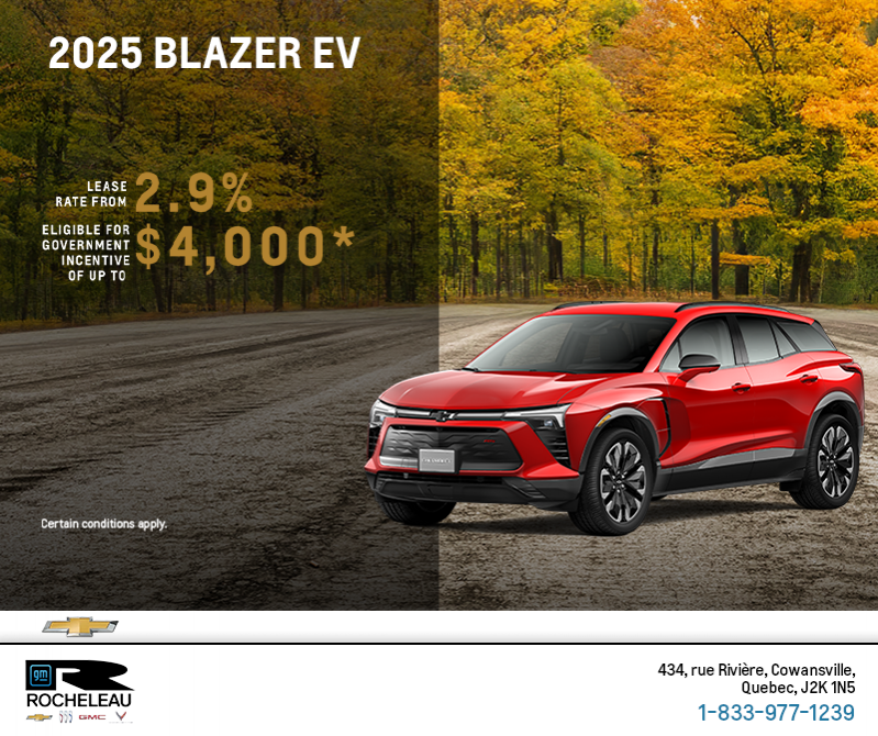 Get the 2025 Chevrolet Blazer EV