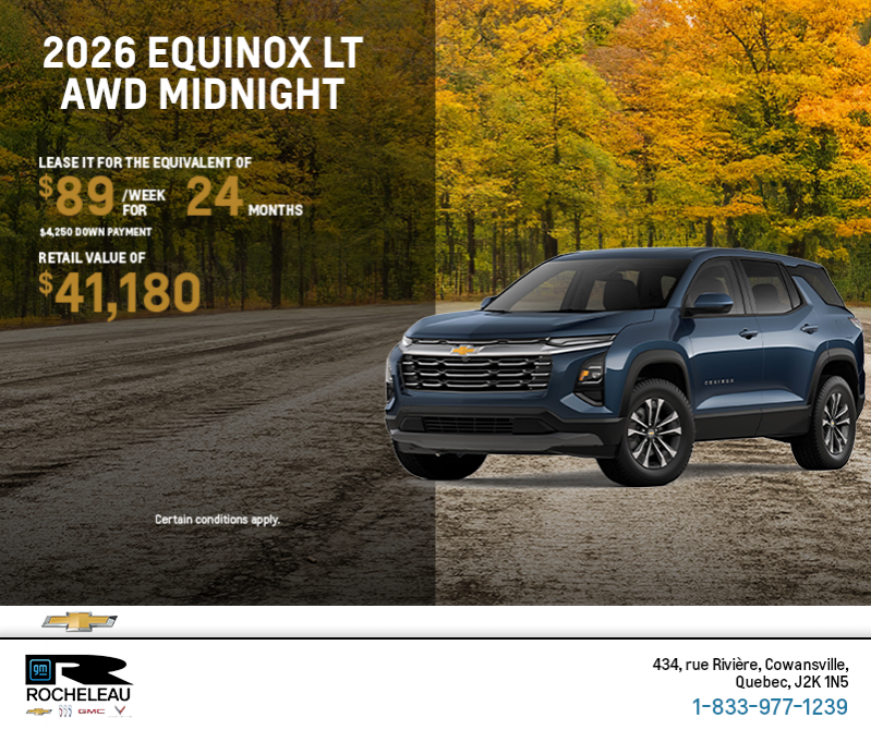 Get the 2026 Chevrolet Equinox LT AWD