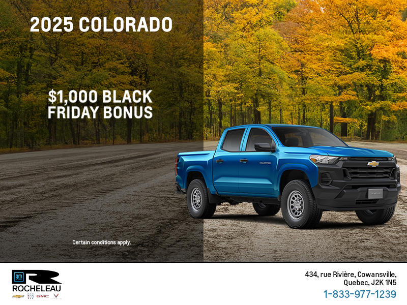 Get the 2025 Chevrolet Colorado
