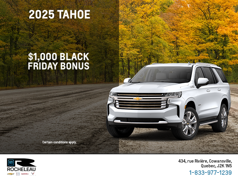 Get the 2025 Chevrolet Tahoe