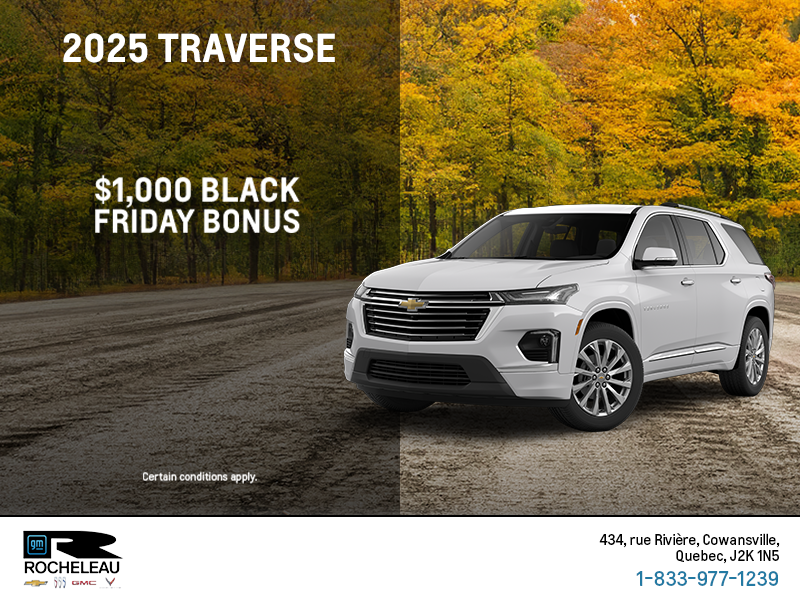 Get the 2025 Chevrolet Traverse
