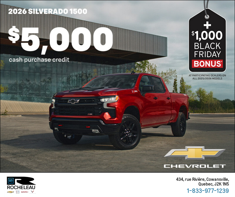 Get the 2026 Chevrolet Silverado 1500