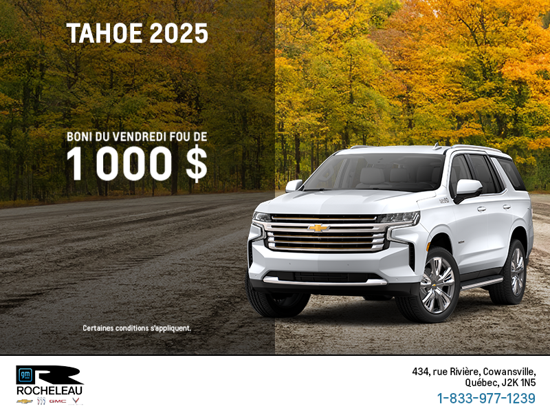 Le Chevrolet Tahoe 2025