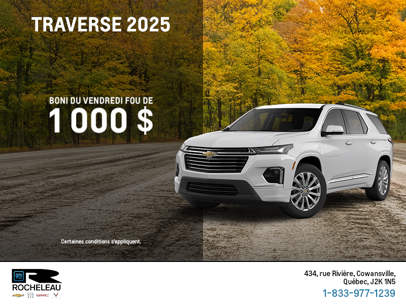Le Chevrolet Traverse 2025