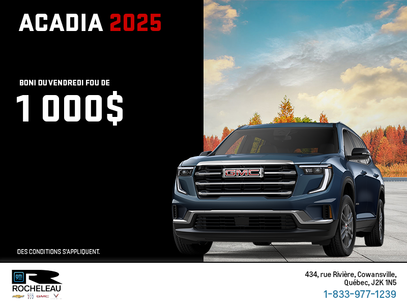 Le GMC Acadia 2025