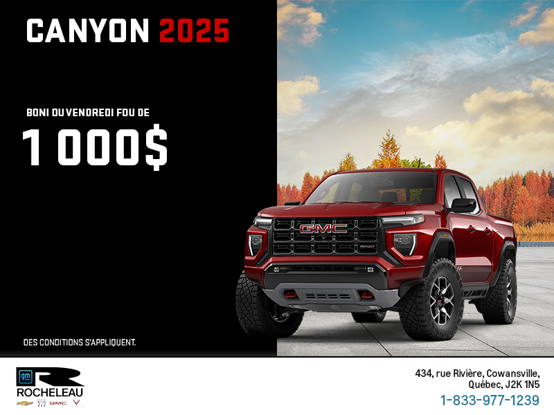 Le GMC Canyon 2025