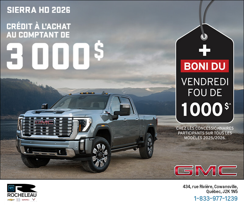 Le GMC Sierra HD 2026