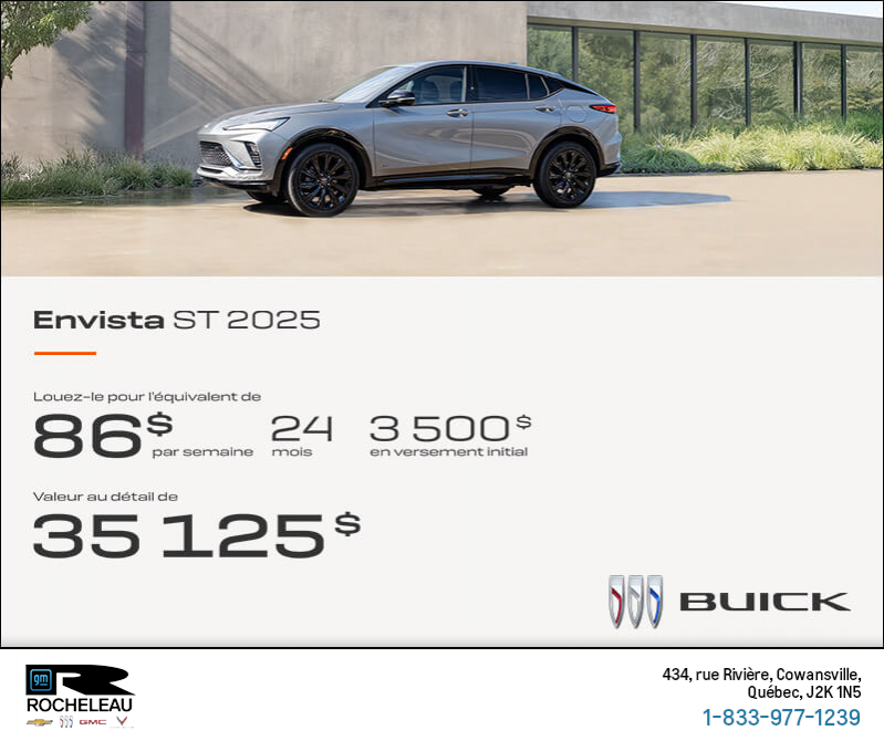 Procurez-vous la Buick Envista 2025