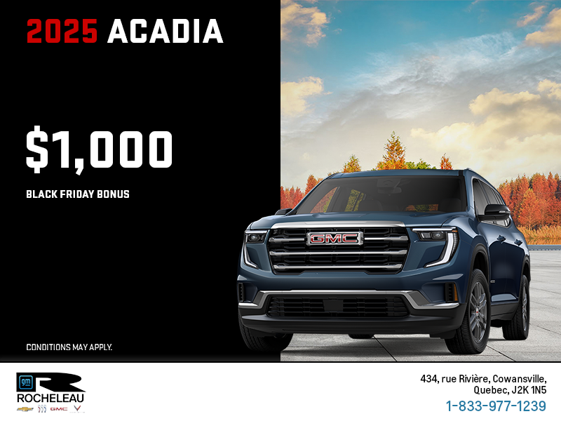 The 2025 GMC Acadia