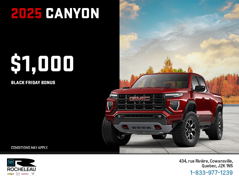 The 2025 GMC Canyon