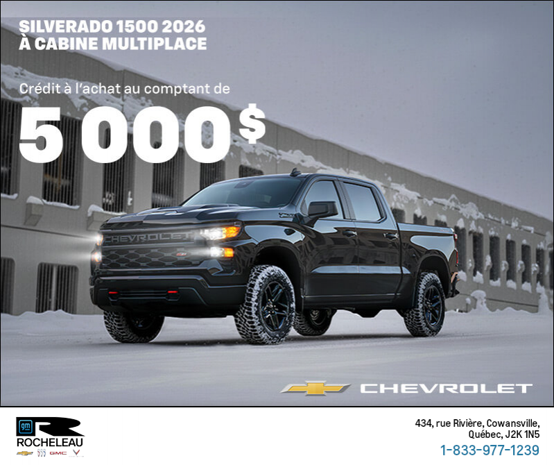 L'événement du mois Chevrolet