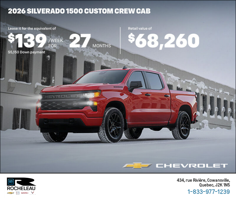 Get the 2026 Chevrolet Silverado 1500