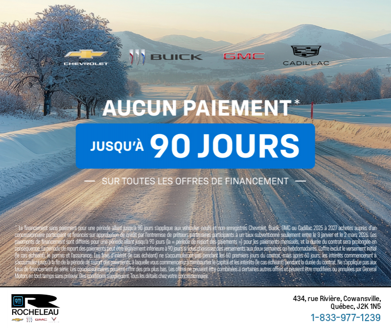 L'événement du mois Chevrolet