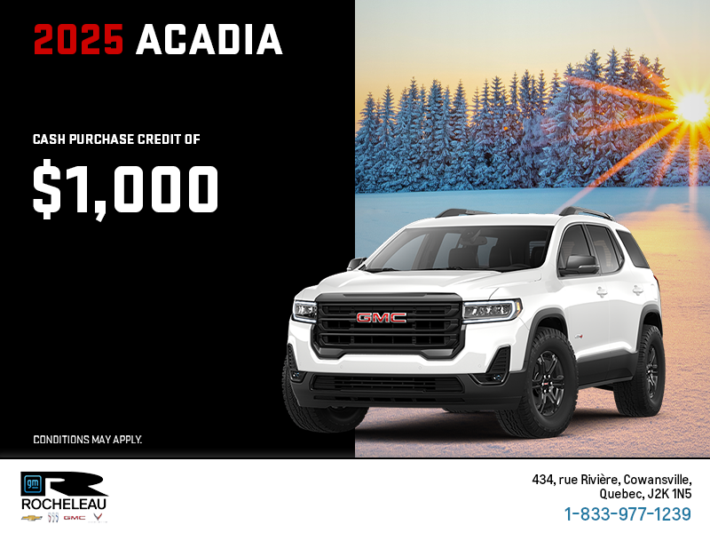 The 2025 GMC Acadia
