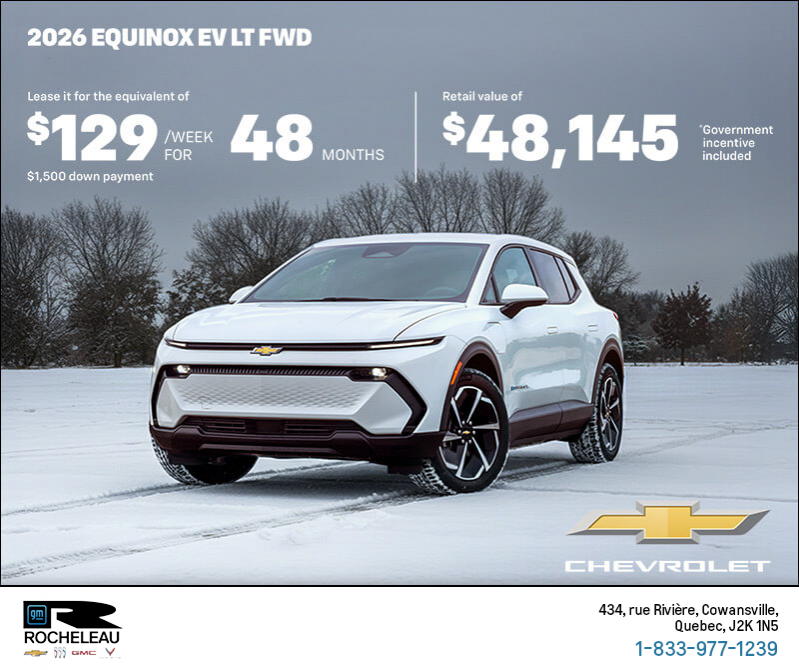 Get the 2026 Chevrolet Equinox EV