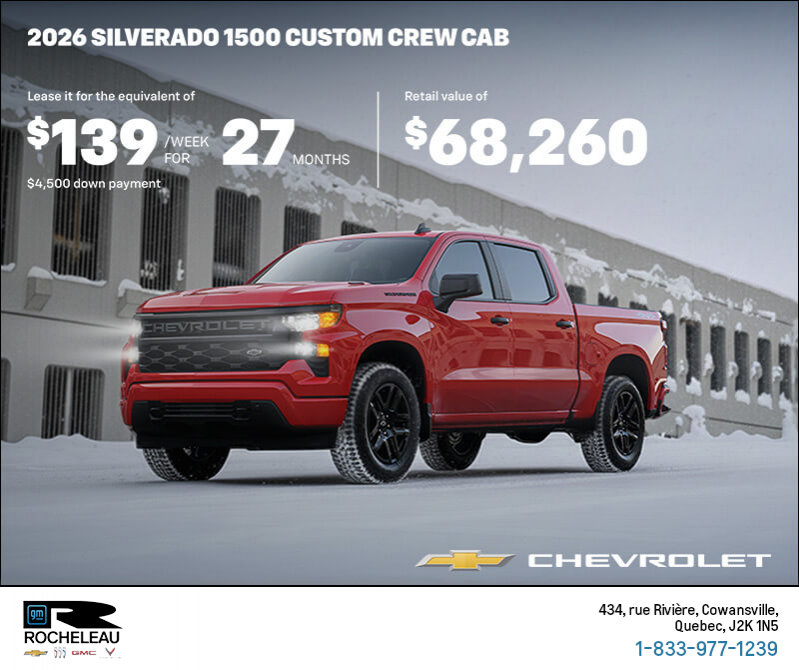 Get the 2026 Chevrolet Silverado 1500