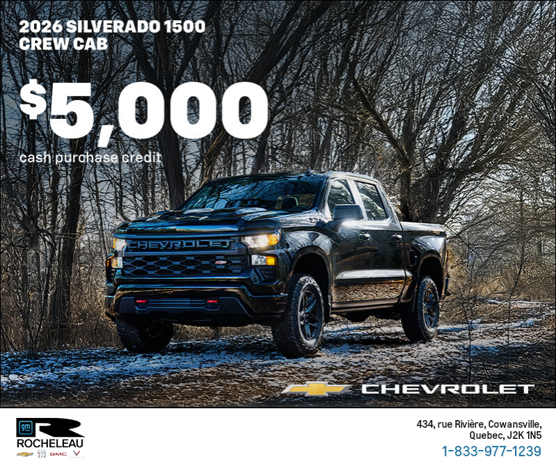 Get the 2026 Chevrolet Silverado 1500