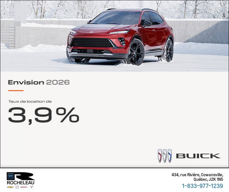 Procurez-vous la Buick Envision 2026