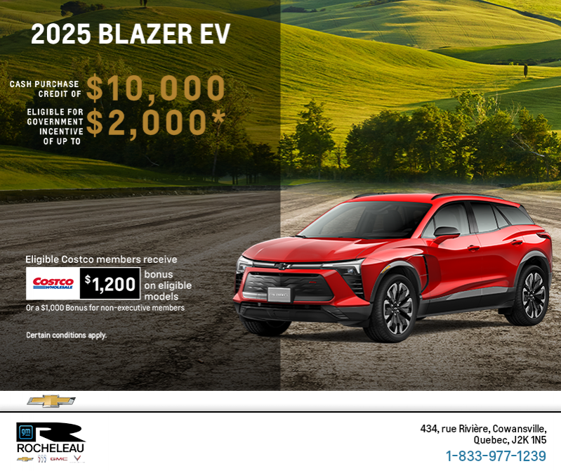 Get the 2025 Chevrolet Blazer EV