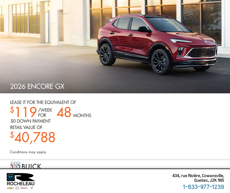 Get the 2026 Buick Encore GX