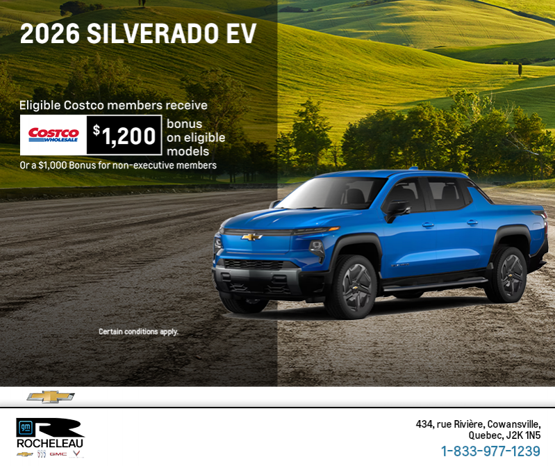 Get the 2026 Chevrolet Silverado EV