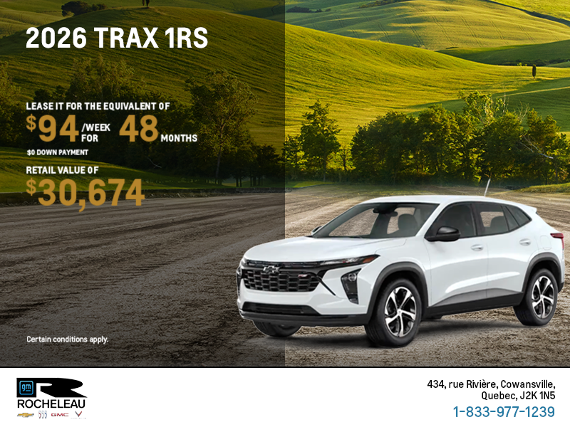 Get the 2026 Chevrolet Trax