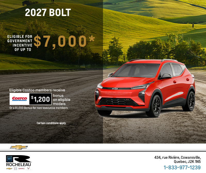 Get the 2027 Chevrolet Bolt