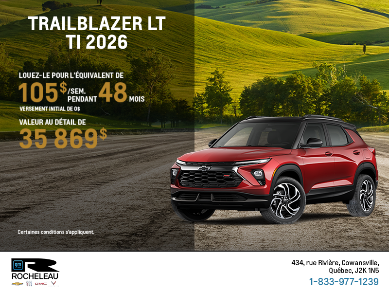 Le Chevrolet Trailblazer LT TI 2026