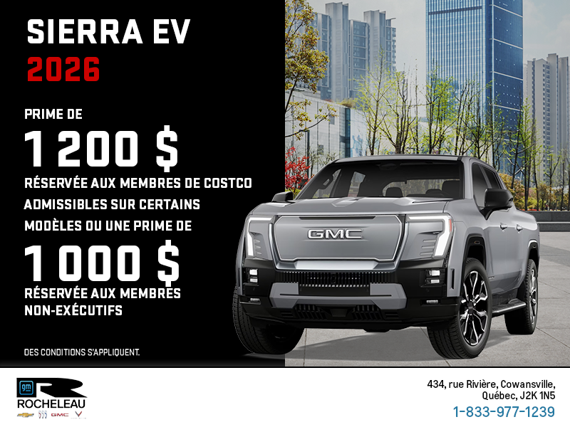 Le GMC Sierra EV 2026