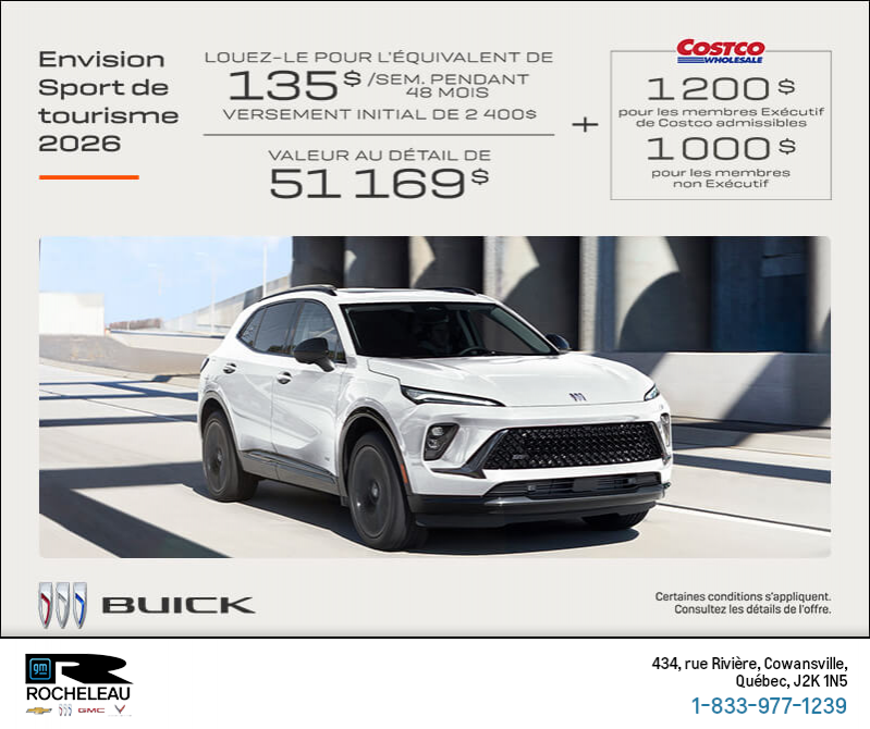 Procurez-vous la Buick Envision 2026