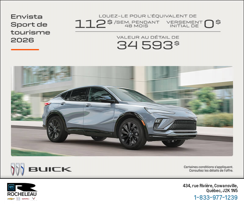 Procurez-vous la Buick Envista 2026