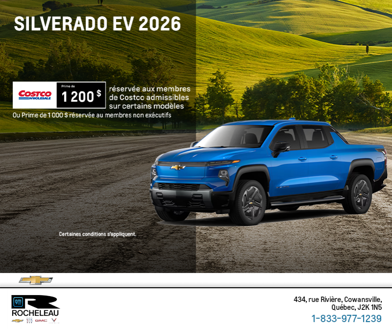 Procurez-vous le Chevrolet Silverado EV 2026