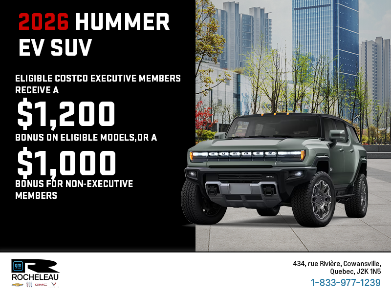 The 2026 GMC Hummer EV SUV