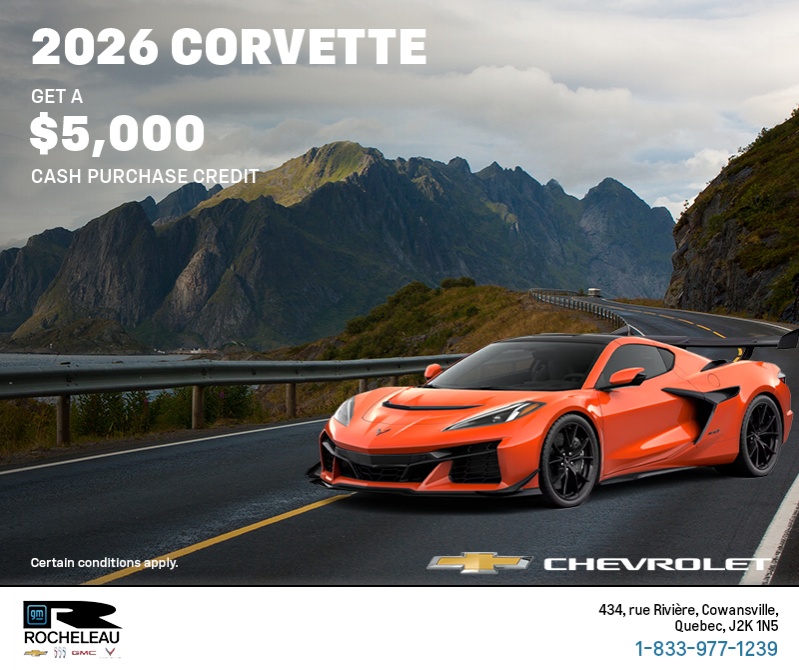 Get the 2026 Chevrolet Corvette