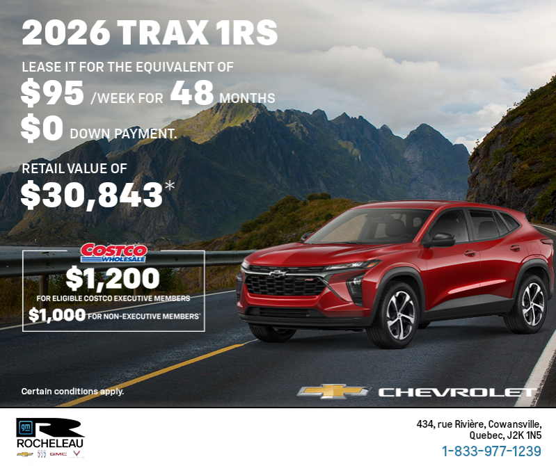 Get the 2026 Chevrolet Trax