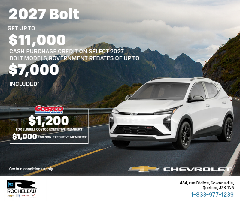 Get the 2027 Chevrolet Bolt