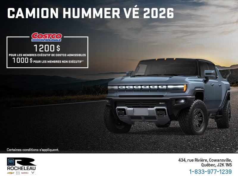 Le GMC Camion Hummer VÉ 2026
