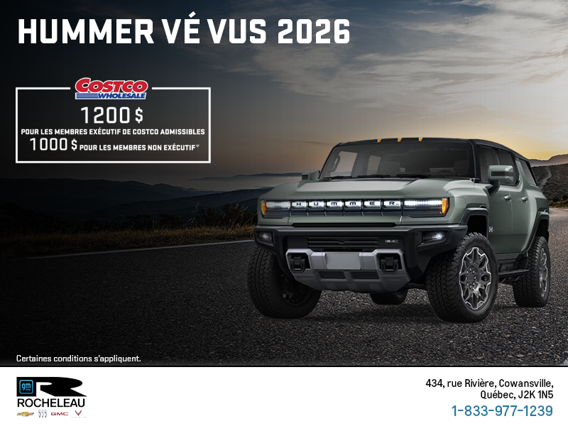 Le GMC Hummer VÉ VUS 2026