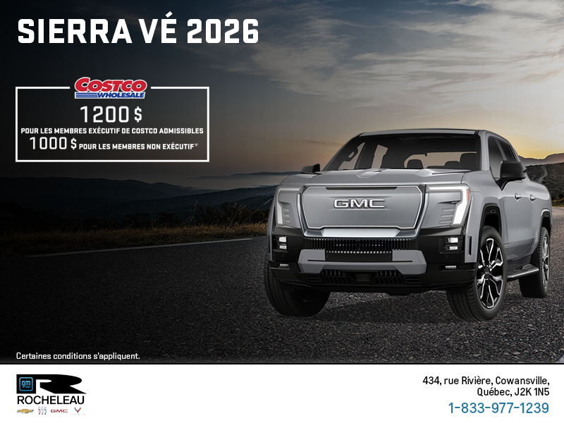 Le GMC Sierra VÉ 2026