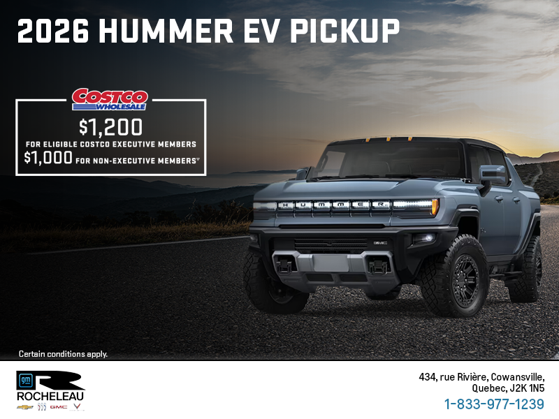 The 2026 GMC Hummer EV Pickup