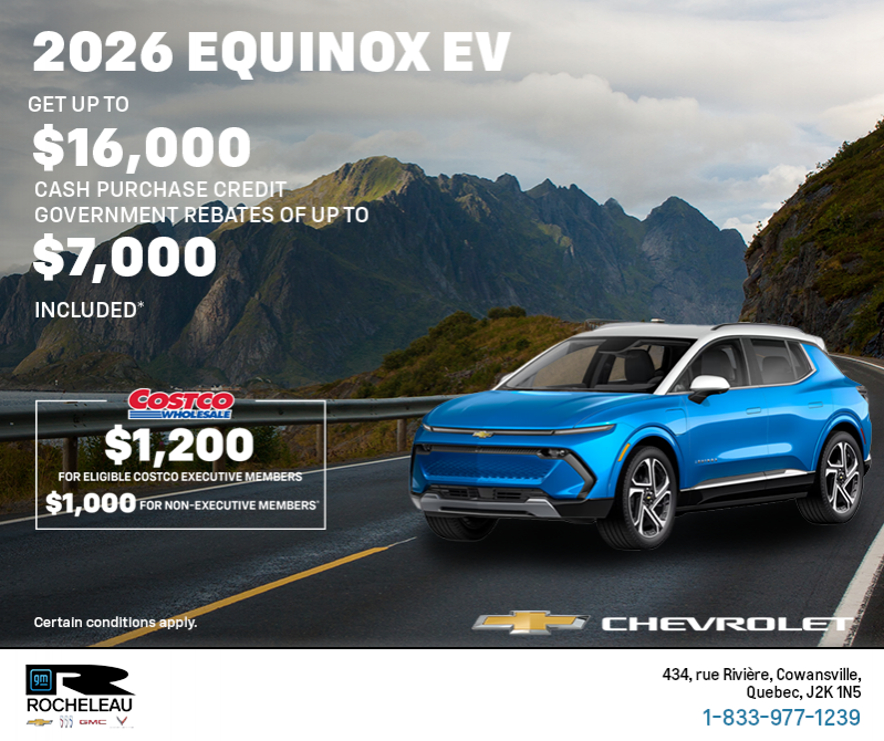 Get the 2026 Chevrolet Equinox EV