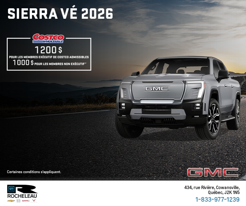 Le GMC Sierra VÉ 2026