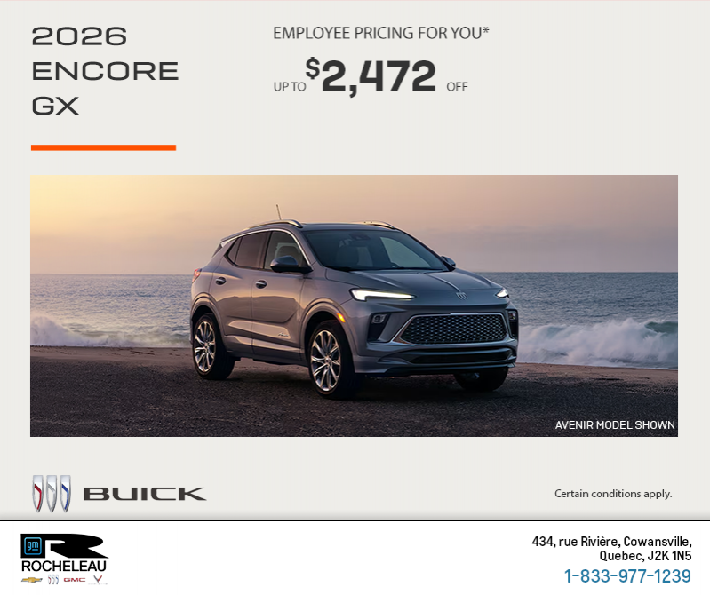 Get the 2026 Buick Encore GX